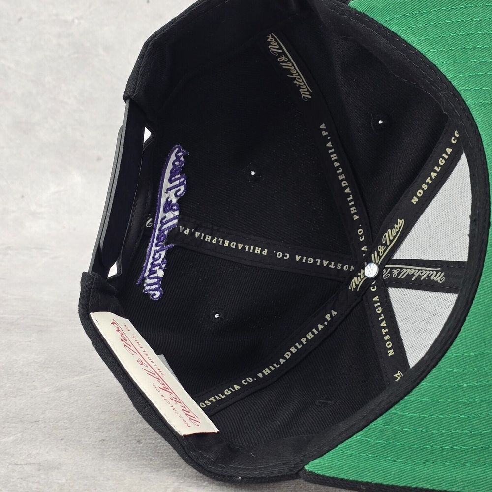 Mitchell & Ness Los Angeles Lakers Vibes Cap Black & Purple Snapback Hat‎ - Picture 12 of 14